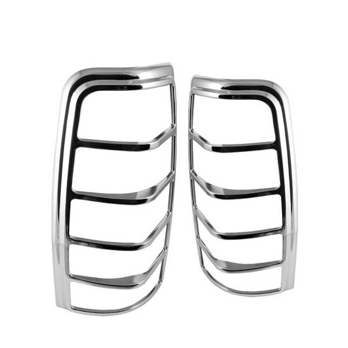 GMC Sierra Spyder ABS Taillight Bezel - Chrome - CA-TB-CSIL03