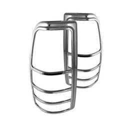 GMC Sierra Spyder ABS Taillight Bezel - Chrome - CA-TB-CSIL99