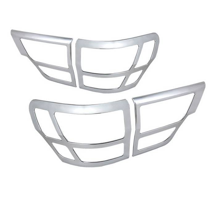 Jeep Grand Cherokee Spyder ABS Taillight Bezel - Chrome - CA-TB-JGC11
