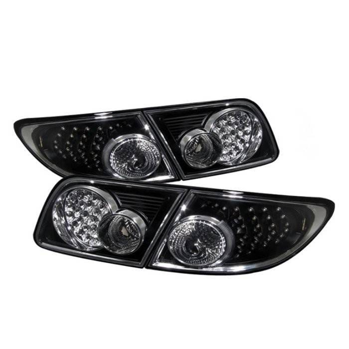 Mazda 6 Spyder LED Taillights - Black - ALT-ON-M603-LED-BK