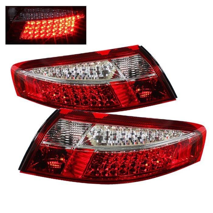 Porsche 911 Spyder LED Taillights - Red Clear - ALT-ON-P99699-LED-RC