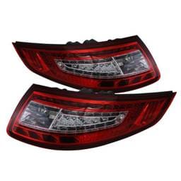 Porsche 911 Spyder LED Taillights - Red Clear - ALT-ON-P99705-LED-RC