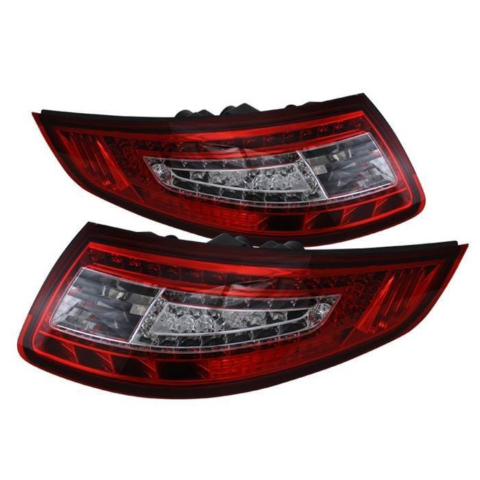 Porsche 911 Spyder LED Taillights - Red Clear - ALT-ON-P99705-LED-RC