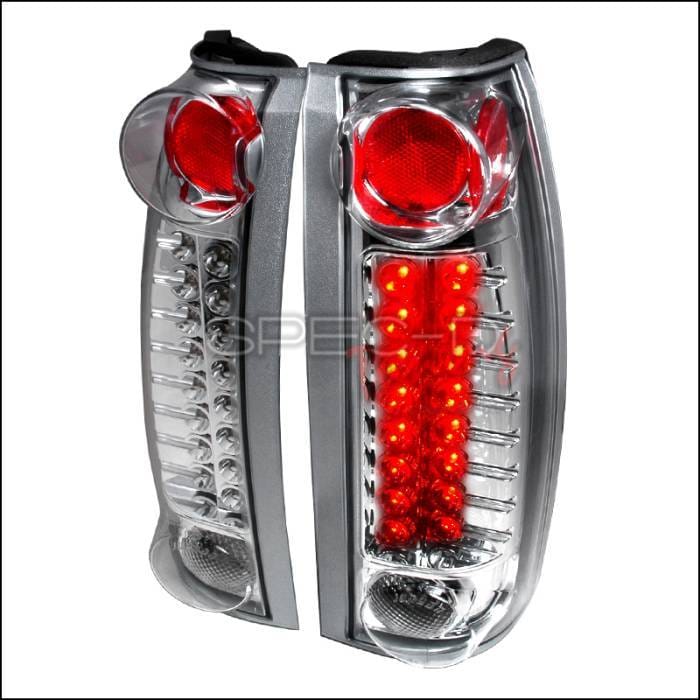 Chevrolet C10 Spec-D LED Taillights - Chrome - LT-C1088CLED-TM