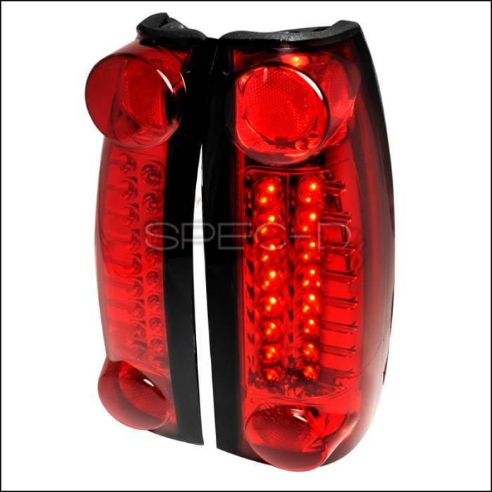 Chevrolet C10 Spec-D LED Taillights - Red - LT-C1088RLED-TM