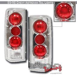 Chevrolet Astro Spec-D Altezza Taillights - Chrome - LT-AST85-KS