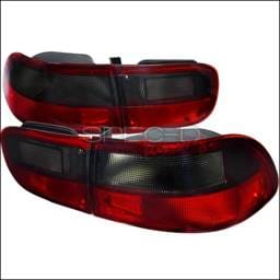 Honda Civic 2DR & 4DR Spec-D Taillights - Red & Smoke - LT-CV92RG-RS