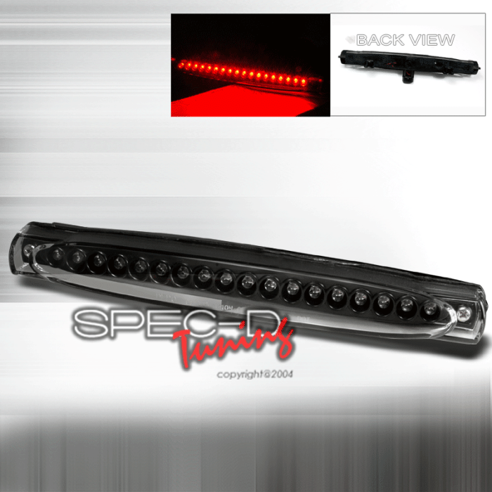 Chevrolet Corvette Spec-D LED Third Brake Lights - Black - LT-CVET97RBJMLED-DP
