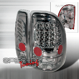 Dodge Dakota Spec-D LED Taillights - Smoke - LT-DAK97GLED-KS