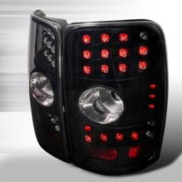 GMC Denali Spec-D LED Taillights - Black with Smoke Lens - LT-DEN00BGLED-WJ