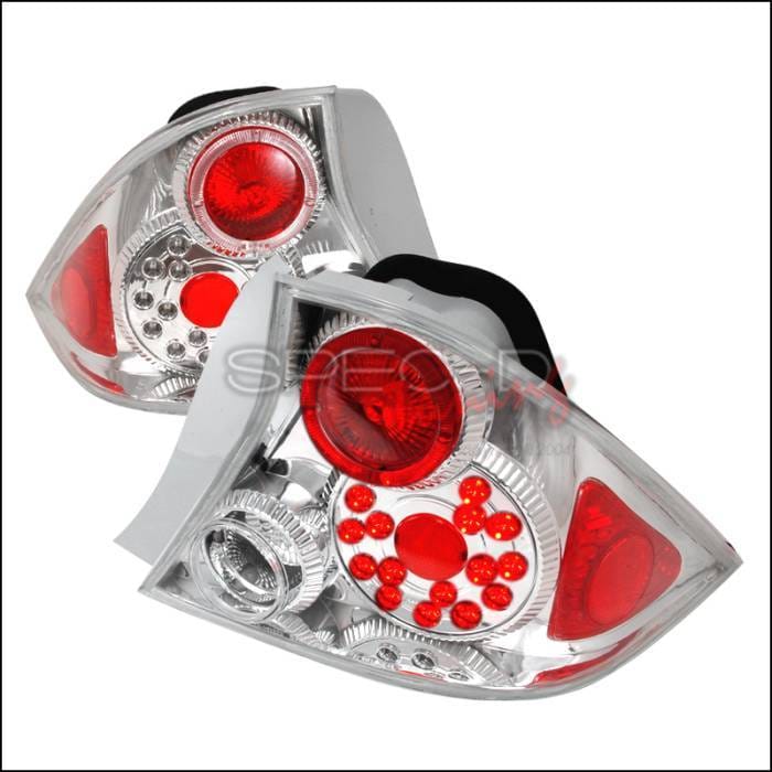 Honda Civic 2DR Spec-D LED Taillights - Chrome - LT-CV012CLED-KS