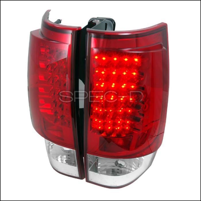 GMC Denali Spec-D LED Taillights - Red - LT-DEN07RLED-TM