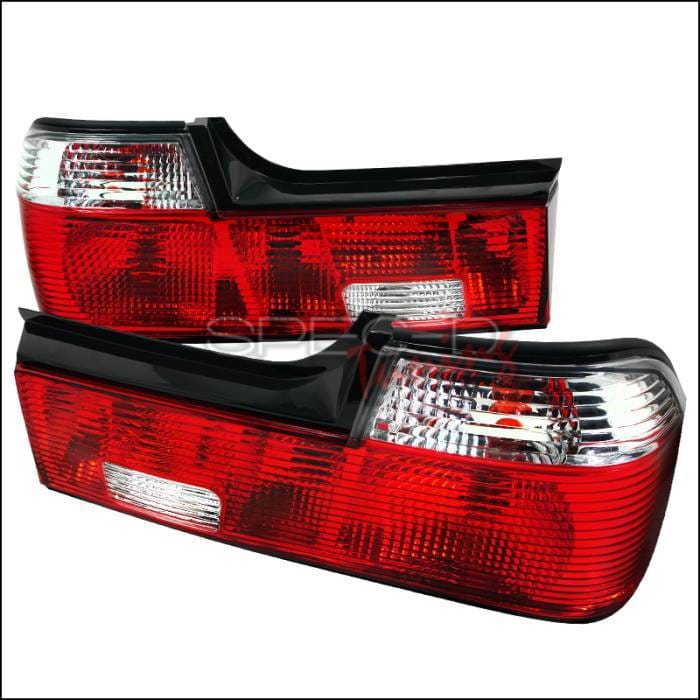 BMW 7 Series Spec-D Taillights - Red & Clear - LT-E3288RPW-APC