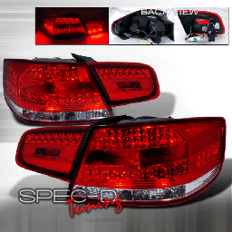 BMW 3 Series 2DR Spec-D LED Taillights - Red - LT-E9207RLED-KS