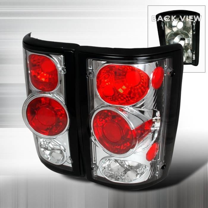 Ford E-Series Spec-D Altezza Taillights - Chrome - LT-ECON00-KS
