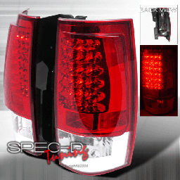 GMC Denali Spec-D LED Taillights - Chrome - LT-DEN07JMG3LED-KS