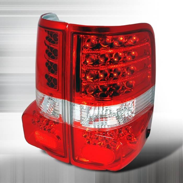 Ford F150 Spec-D LED Taillights - Red - LT-F15004RLED-KS