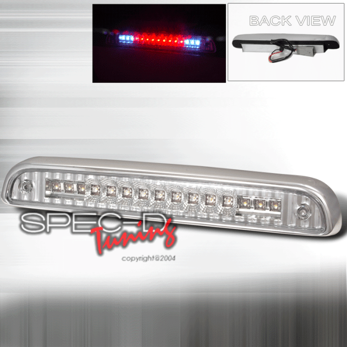Ford F150 Spec-D LED Third Brake Lights - Chrome - LT-F15092RBCLED-CY