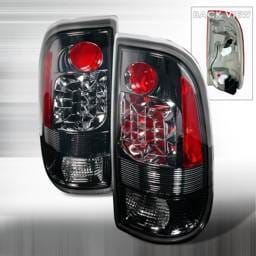 Ford F250 Spec-D LED Taillights - Smoke - LT-F15097GLED-KS