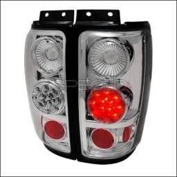 Ford Expedition Spec-D LED Taillights - Chrome - LT-EPED97CLED-TM