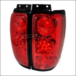 Ford Expedition Spec-D LED Taillights - Red - LT-EPED97RLED-TM