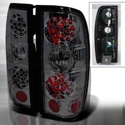 Nissan Frontier Spec-D LED Taillights - Smoke - LT-FRO98GLED-KS