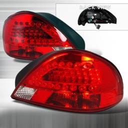 Pontiac Grand Am Spec-D LED Taillights - Red - LT-GAM99RLED-KS