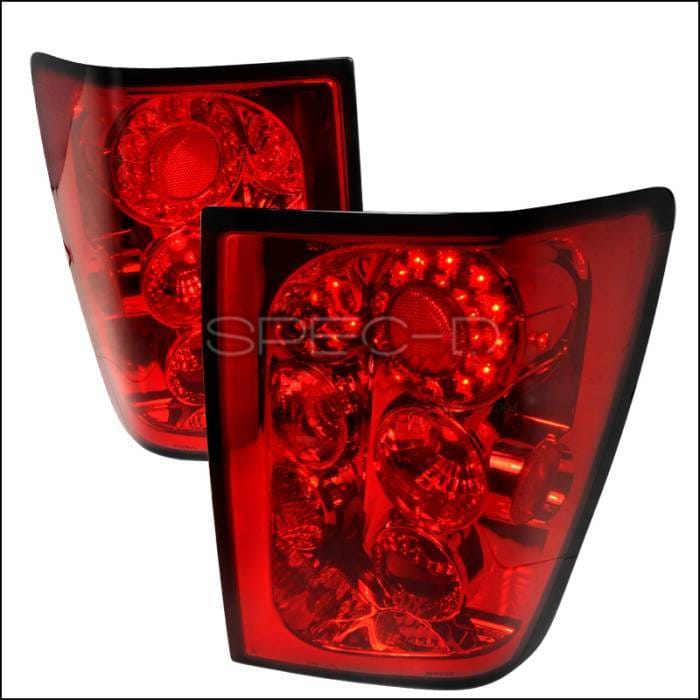 Jeep Grand Cherokee Spec-D LED Taillights - Red - LT-GKEE05RLED-TM