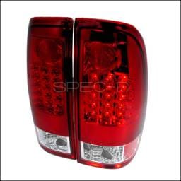 Ford F150 Spec-D LED Taillights - Red - LT-F15097RLED-TM