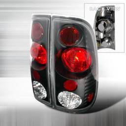 Ford F350 Spec-D Altezza Taillights - Black - LT-F15097V2JM-KS