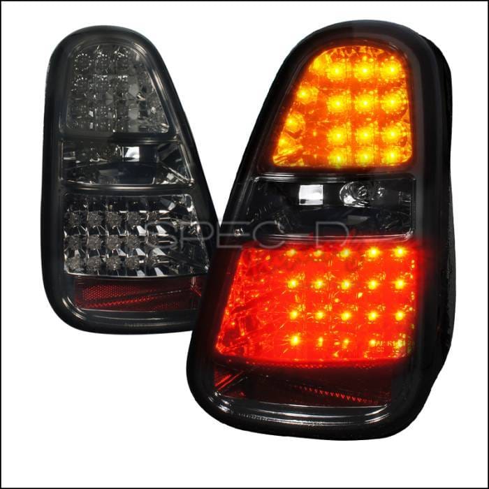 Mini Cooper Spec-D LED Taillights - Smoke Lens - LT-MINI06GLED-TM