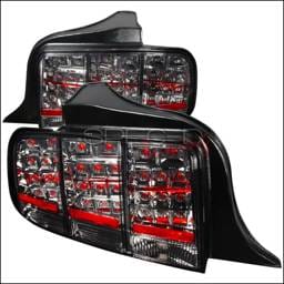Ford Mustang Spec-D LED Taillights - Smoke - LT-MST05GLED-KS