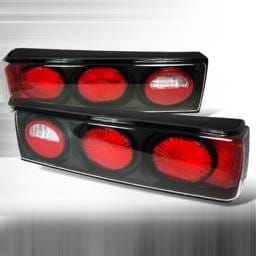 Ford Mustang Spec-D Altezza Taillights - Black - LT-MST87JM-APC