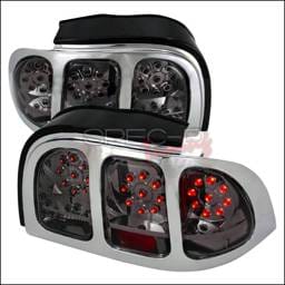 Ford Mustang Spec-D LED Taillights - Smoke - LT-MST94GLED-KS