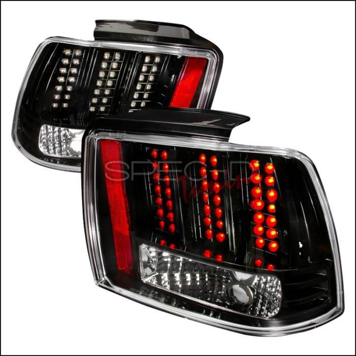Ford Mustang Spec-D LED Taillights - Black - LT-MST99JMLED-DP