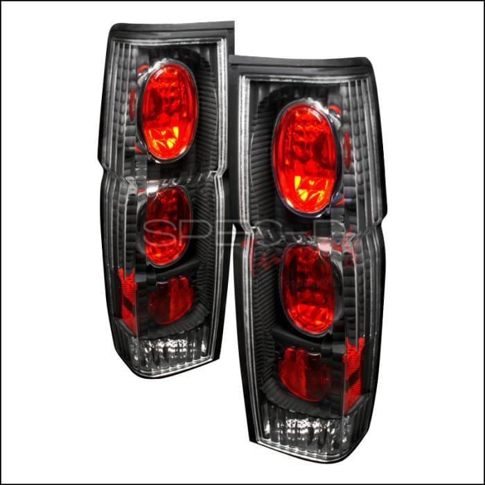 Nissan Pickup Spec-D Altezza Taillights - Black - LT-HAR86JM-WJ