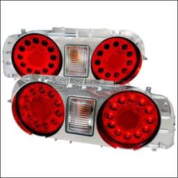 Nissan Skyline Spec-D LED Taillights - Chrome - LT-R3289CLED-TM