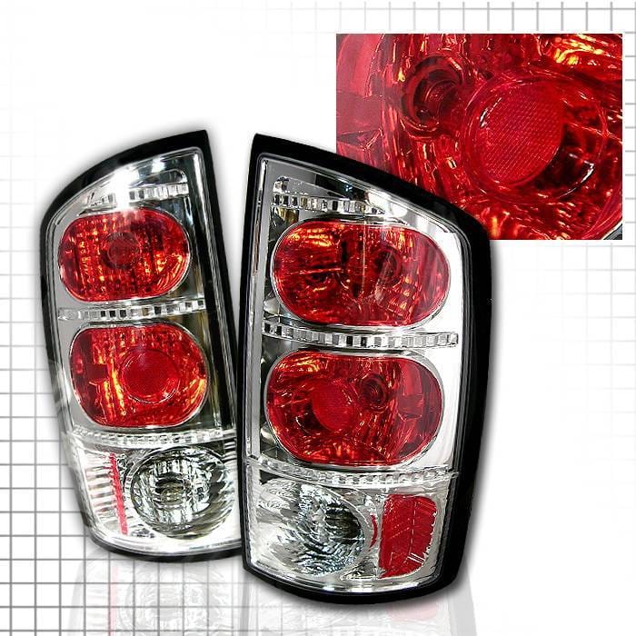 Dodge Ram Spec-D Altezza Taillights - Chrome - LT-RAM02-KS