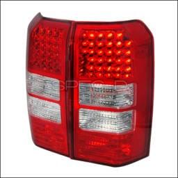 Jeep Patriot Spec-D LED Taillights - Red - LT-PTRT07RLED-KS