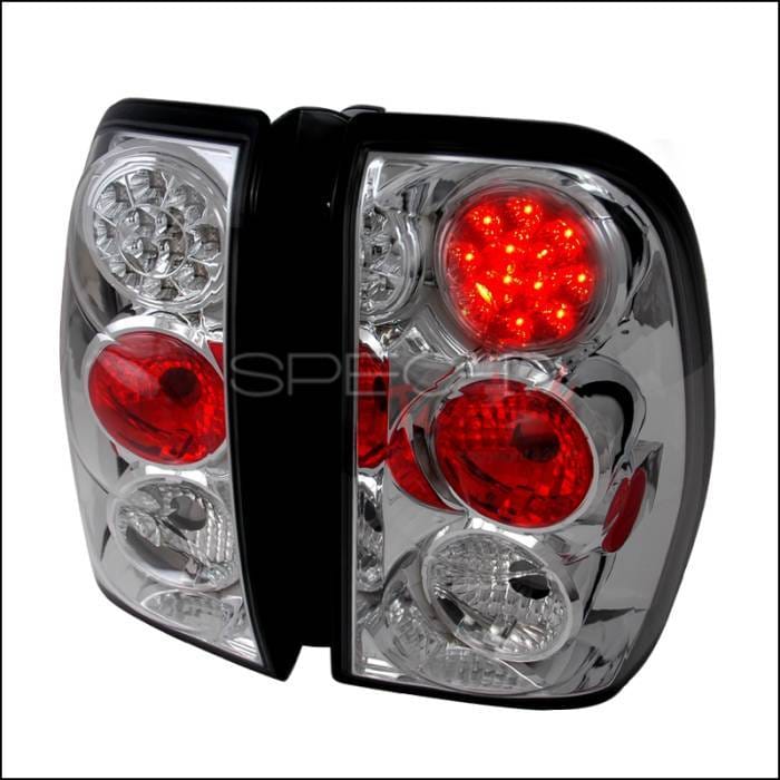 Chevrolet Trail Blazer Spec-D LED Taillights - Chrome - LT-TBLZ02CLED-TM