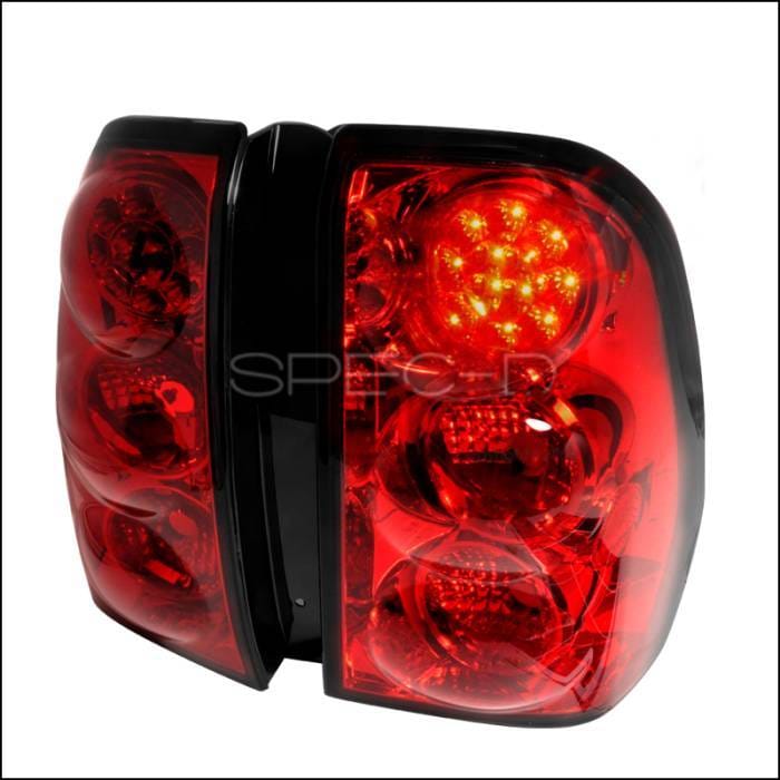 Chevrolet Trail Blazer Spec-D LED Taillights - Red - LT-TBLZ02RLED-TM