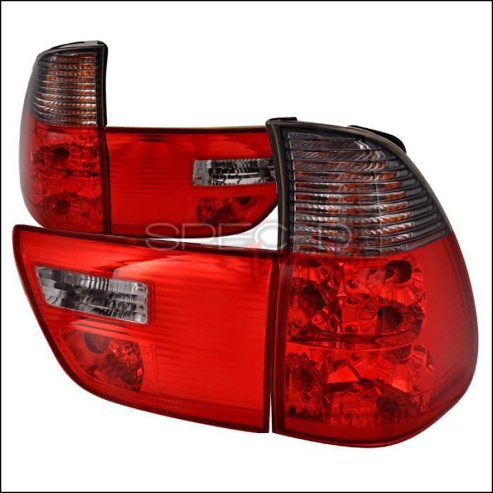 BMW X5 Spec-D Altezza Taillights - Red & Smoke - LT-X500RG-APC