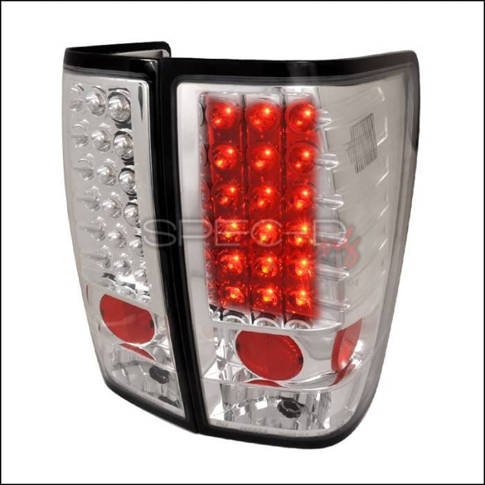 Nissan Titan Spec-D LED Taillights - Chrome - LT-TIT04CLED-TM