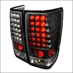 Nissan Titan Spec-D LED Taillights - Black - LT-TIT04JMLED-TM