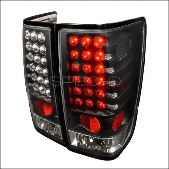 Nissan Titan Spec-D LED Taillights - Black - LT-TIT04JMLED-TM