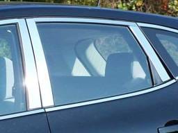 Fits Nissan ROGUE SELECT 4dr QAA Stainless 6pcs Pillar Trim PP28536