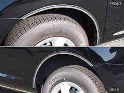 Fits Nissan ROGUE SELECT 4dr QAA Stainless 6pcs Wheel Well Accent WQ28535