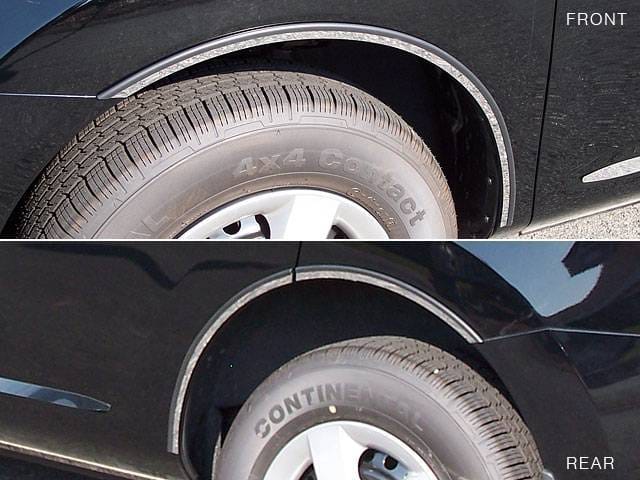 Fits Nissan ROGUE SELECT 4dr QAA Stainless 6pcs Wheel Well Accent WQ28535