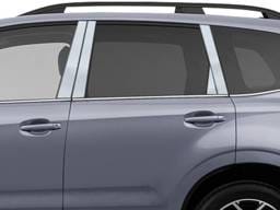 SUBARU FORESTER 4dr QAA Stainless 8pcs Pillar Trim PP14442