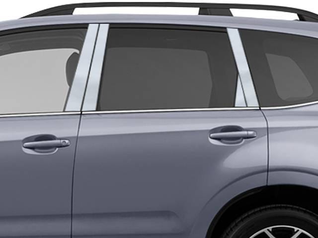 SUBARU FORESTER 4dr QAA Stainless 8pcs Pillar Trim PP14442